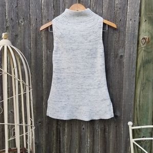 Artisan NY Mock Neck Knit Cotton Blend Sleeveless